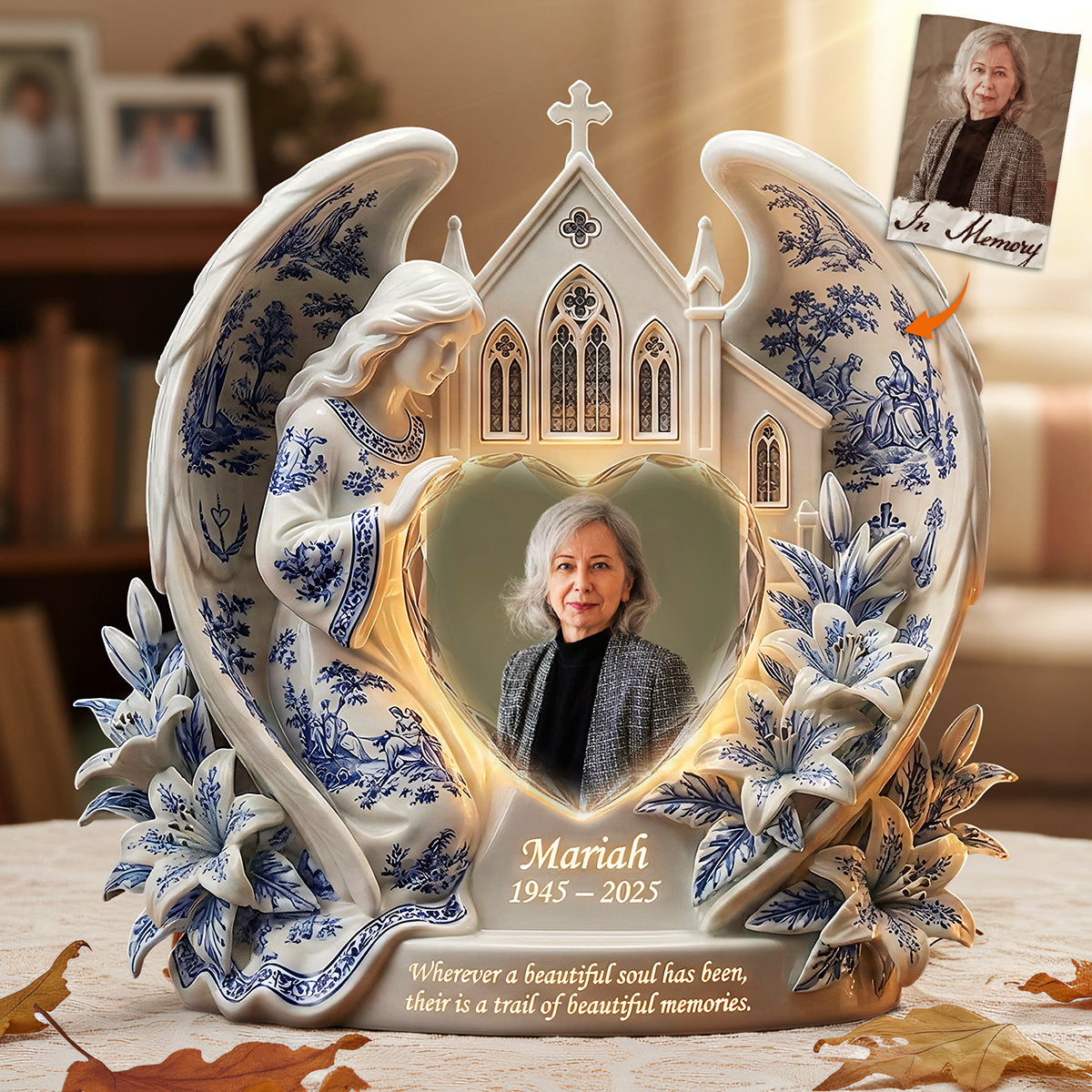 In Loving Memory Acrylic Plaque - Personalized Custom Photo Gift For Christian 01PATA270226 - Shaped Plaques - GoDuckee