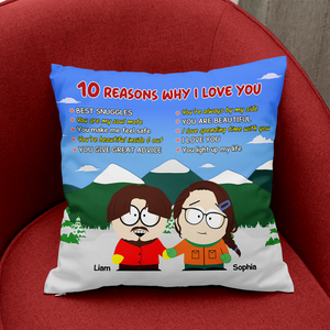 Personalized Gifts For Couple Pillow Winter Christmas 03XQPU051124 - Pillow - GoDuckee