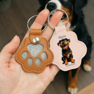 Heartfelt Pet Fur Storage Keychain - Personalized Memorial Gift For Pet Lovers 06LALU021025 - Keychains - GoDuckee
