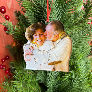 Custom Photo Gifts for Couple Ornament 67acvp140924 - Ornament - GoDuckee