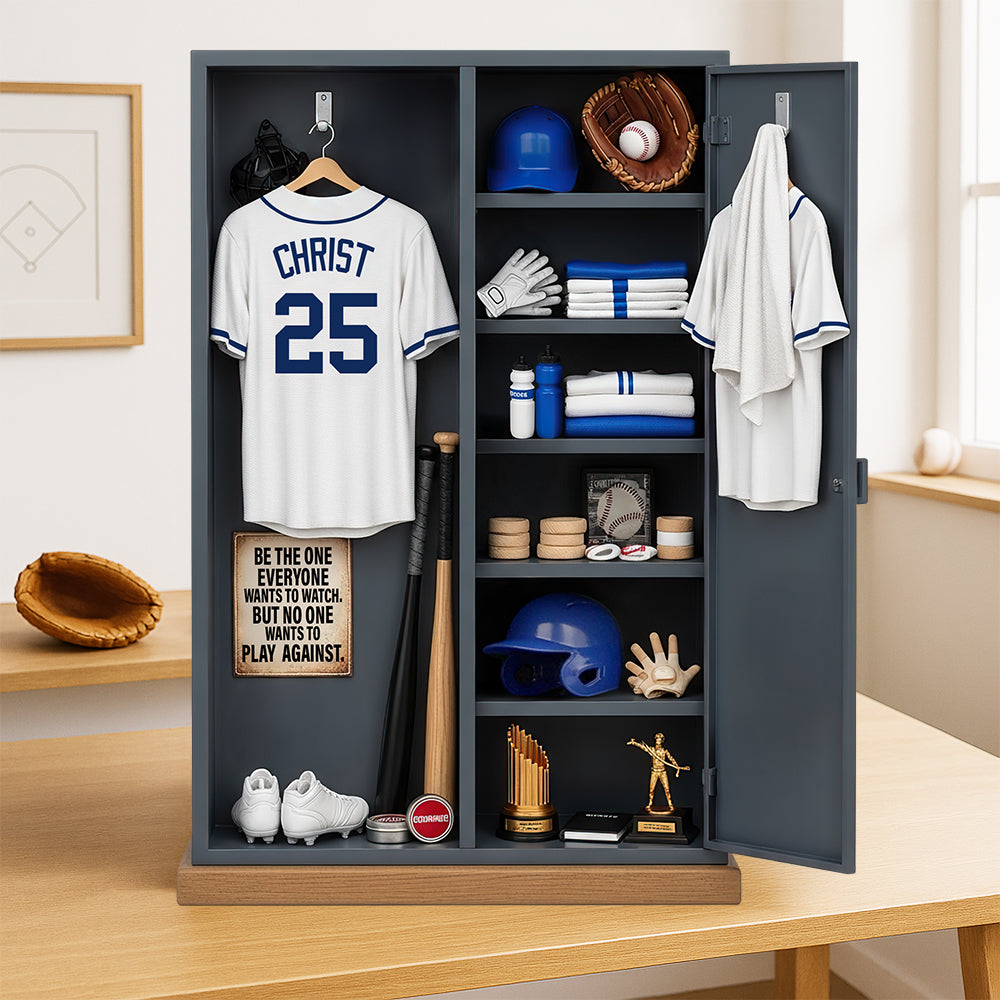Baseball Personal Locker Acrylic Plaque Personalized Gifts For Baseball Player 03QHDT070625 - Shaped Plaques - GoDuckee