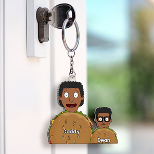 Grill Master Dad Acrylic Keychain - Personalized Gifts For Father 02QHHU160525HG - Keychains - GoDuckee