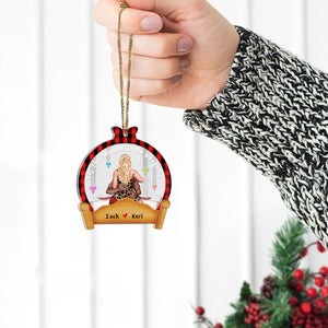 Tis The Season To Be Naughty, Personalized Ornament, Funny Christmas Gifts 03OHDT131023HH - Ornament - GoDuckee