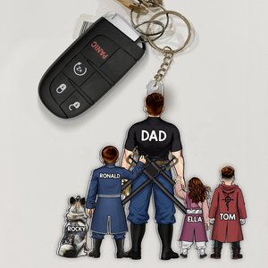 Dad Keychain - Personalized Gifts For Dad 08qhhu020525 - Keychains - GoDuckee