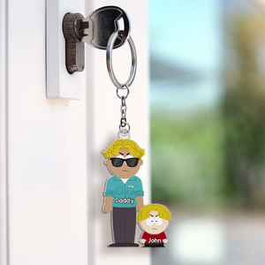 Dad Keychain - Personalized Gifts For Dad 03QHHU160525HG - Keychains - GoDuckee