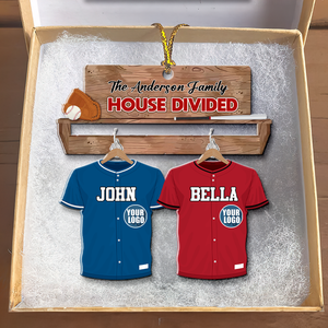 Personalized Gifts For Family Christmas Ornament Custom Baseball Team 01huhu141024