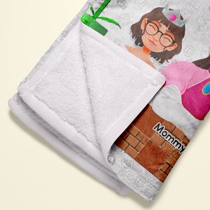 Personalized Gifts For Mom Blanket Super Mom 03ACHU220325PA - Blanket - GoDuckee