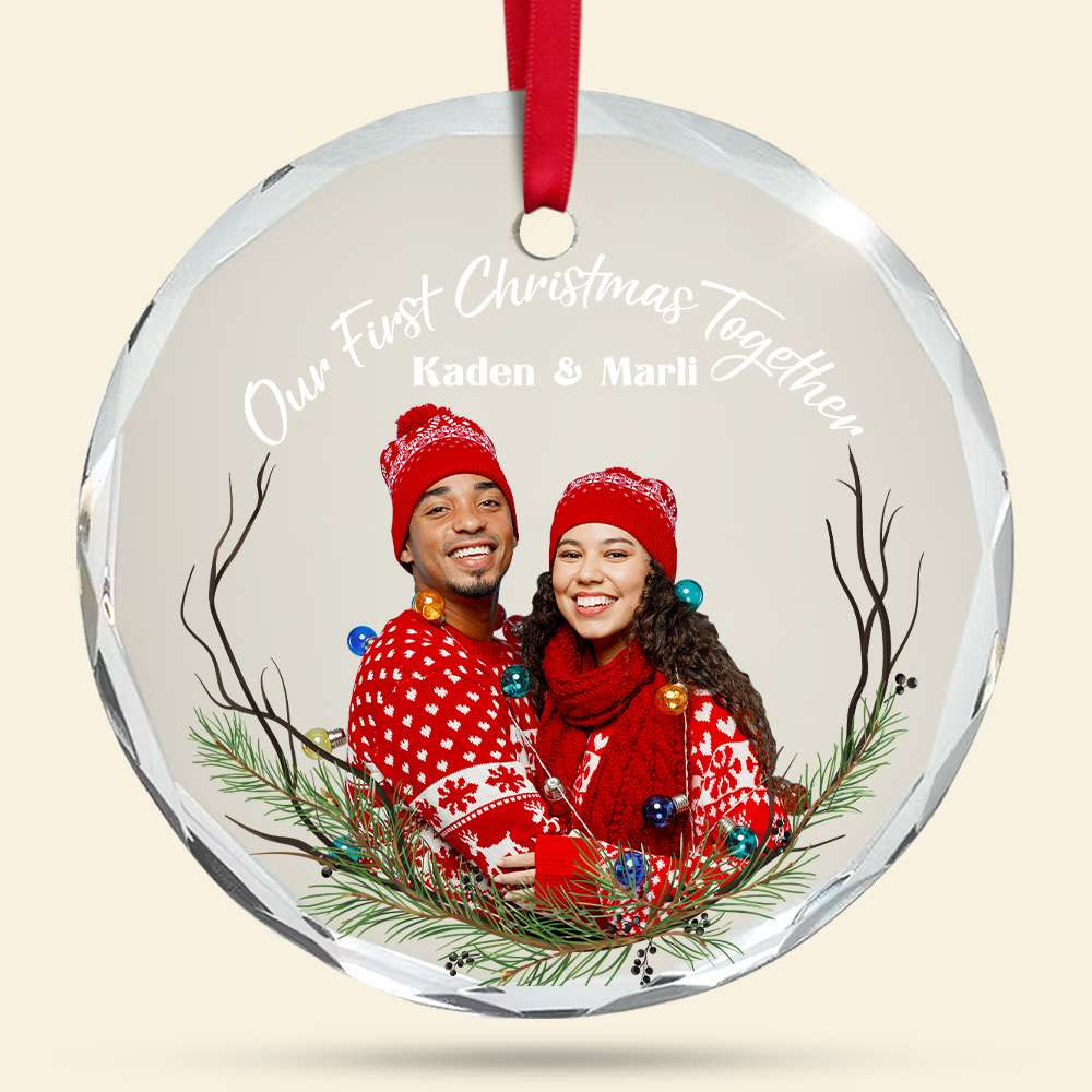 Personalized Crystal ornament - Great Christmas Gift