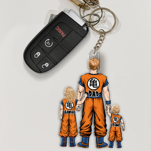 The Power Dad Acrylic Keychain - Personalized Gifts For Father 04QHHU020525HH - Keychains - GoDuckee