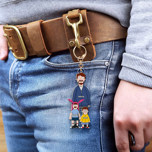 Personalized Gifts For Dad Keychain 01qhhu040325hg - Keychains - GoDuckee