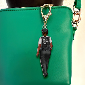 Personalized Gifts For Police Officer Keychain 01QHHU130325HH - Keychains - GoDuckee