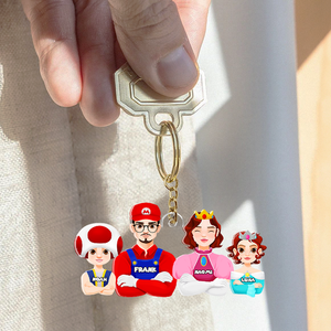 Personalized Gifts For Family Keychain 031qhhu180125pa - Keychains - GoDuckee