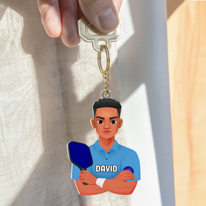 Personalized Gifts For Pickleball Lover Keychain 013QHHU220125PA - Keychains - GoDuckee