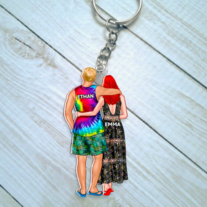 Personalized Gifts For Summer Couple Keychain 09qhhu150125tm - Keychains - GoDuckee