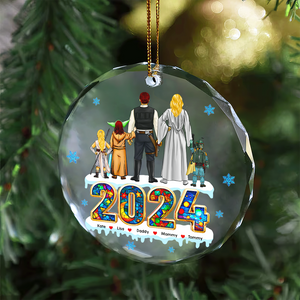 Personalized Gifts For Family Christmas Ornament 05achu011024hhhg - Ornament - GoDuckee