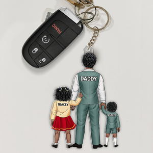 Dad Keychain - Personalized Gifts For Dad 09qhhu020525pa - Keychains - GoDuckee