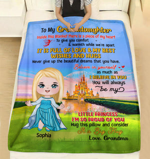 Gift For Kid, Personalized Princess - Prince Blanket 03HUTN080823HA - Blanket - GoDuckee