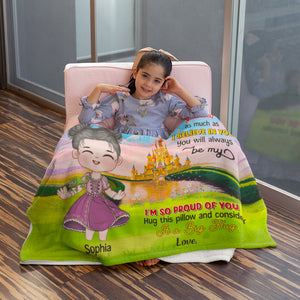 Gift For Kid, Personalized Princess - Prince Blanket 03HUTN080823HA - Blanket - GoDuckee