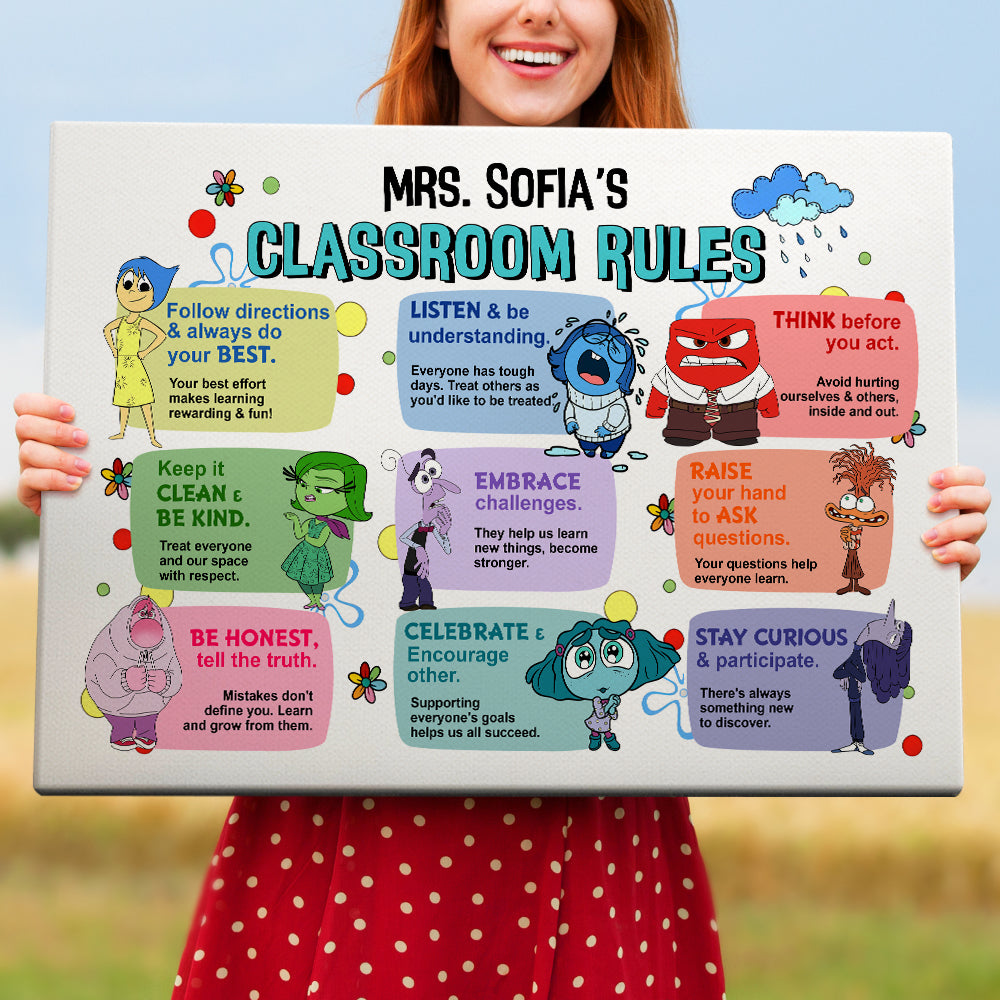 Personalized Gifts For Teacher Poster Classroom Rules 04XQMH070824 - Poster & Canvas - GoDuckee