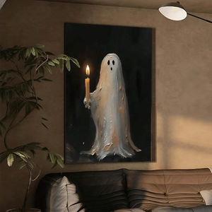 Candle Ghost Canvas Print 02acxx200824 Halloween Gifts - Poster & Canvas - GoDuckee