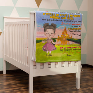 Gift For Kid, Personalized Princess - Prince Blanket 03HUTN080823HA - Blanket - GoDuckee