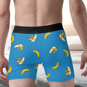 Custom Photo Gifts For Husband Boxers My A-Peeling Banana - Boxers & Briefs - GoDuckee