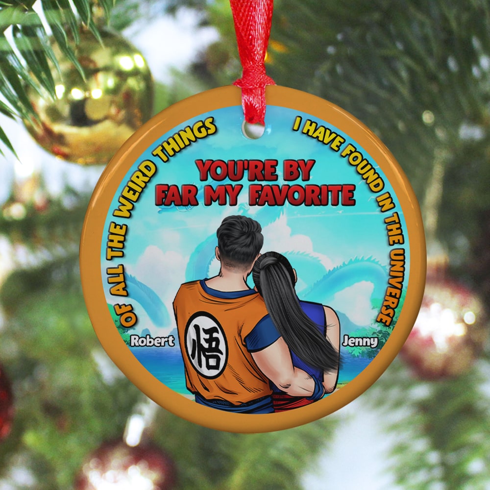 Couple, All The Weird Things, Personalized Ornament, Christmas Gifts For Couple, 04QHPO250923HH - Ornament - GoDuckee
