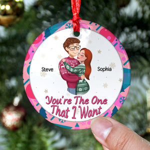 Couple, You are the one, Personalized Ornament, Christmas Gifts For Couple - Ornament - GoDuckee