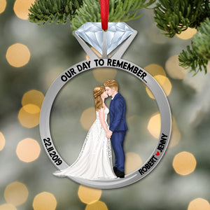 Custom Shape Transparent Ornament - Christmas Gift For Couple - 02QHPO141123PA - Ornament - GoDuckee