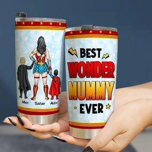 Personalized Gifts For Mom Tumbler Best Mummy Ever 02HUHN230324PA - Tumbler Cups - GoDuckee