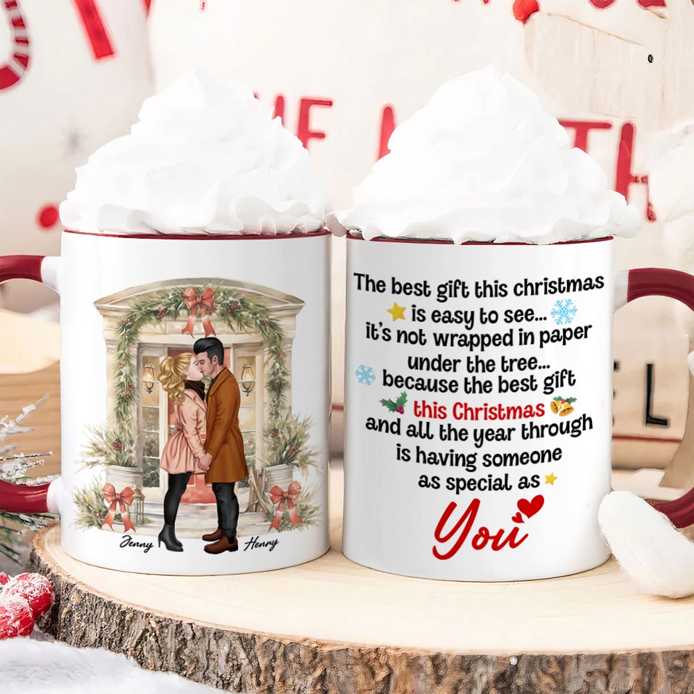 Couple, The Best Gift This Christmas, Personalized Mug, Christmas Gifts For Couple - Coffee Mug - GoDuckee