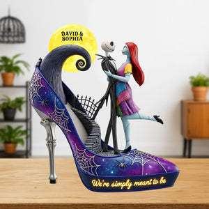 Personalized Gifts For Couple Plaque We're Simply Meant To Be 02ohtn110725 - Shaped Plaques - GoDuckee