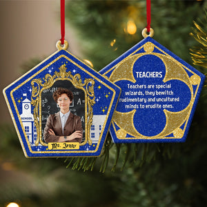 Teachers are special, Personalized Custom Photo Ornament, Christmas Gift For Teachers, 02HTPO290823 - Ornament - GoDuckee