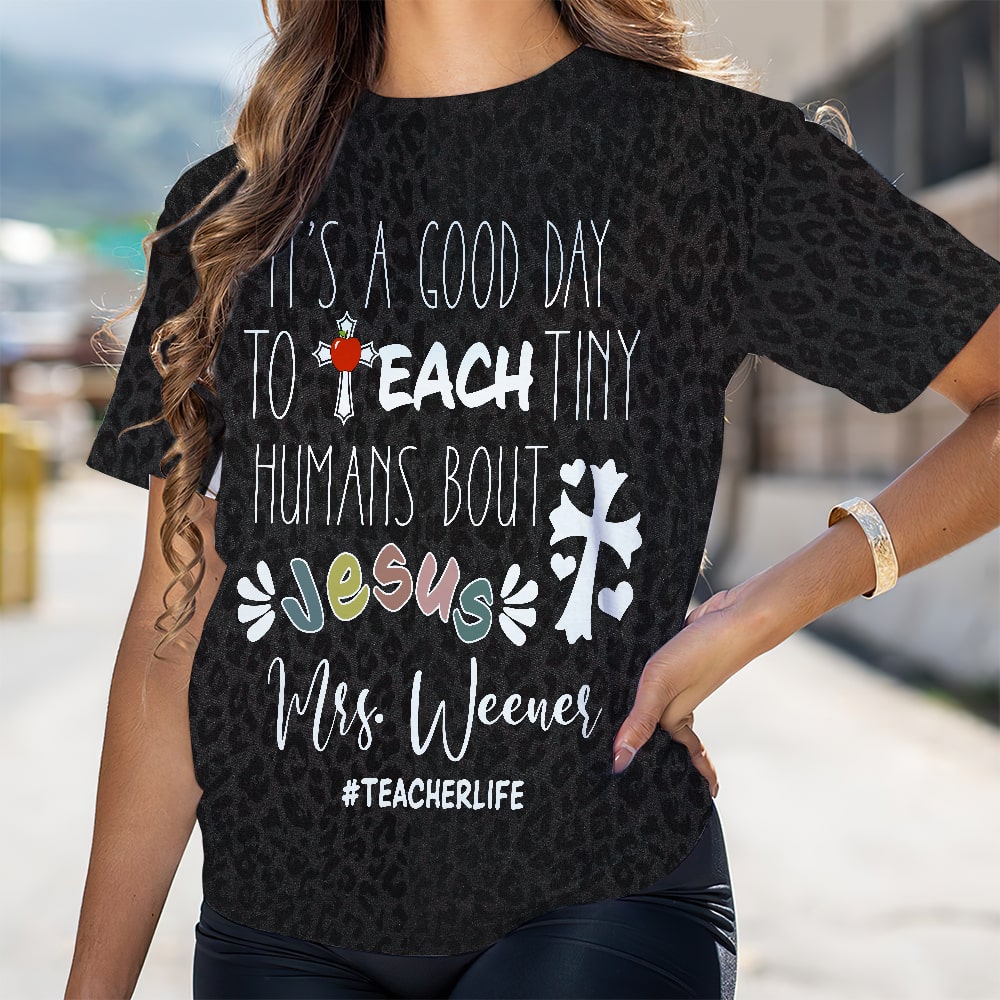 Personalized Gifts For Christian Teacher 3D Shirt 02qhdc030724 - AOP Products - GoDuckee