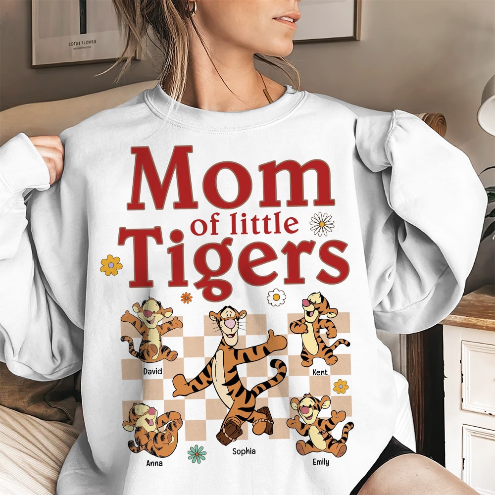 Personalized Gifts For Mom Shirt Mom Of Little Tigers 04kaqn060324 - 2D Shirts - GoDuckee