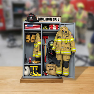 Firefighter Personal Locker Plaque - Personalized Gifts For Firefighter 06qhtn290525 - Shaped Plaques - GoDuckee