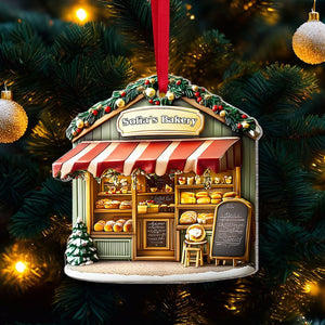 Personalized Gifts For Baker Christmas Ornament, Baking Store 02tgmh151124