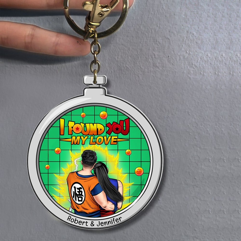 I Found You My Love-Personalized Keychain- Gift For Him/ Gift For Her- Couple Keychain- PW-KCH-011htqn270923hh - Keychains - GoDuckee