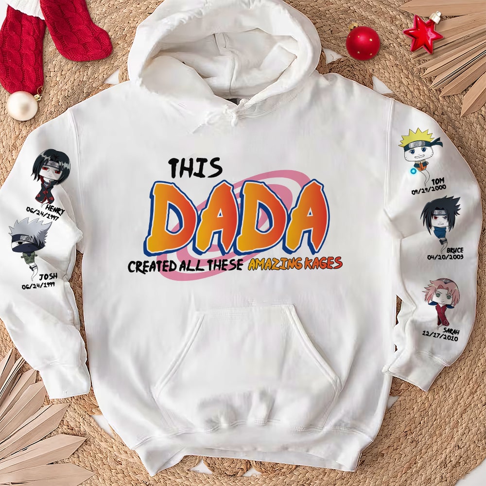 Father, Dada Created AlTthese Amazing, Personalized 3D AOP Shirt, Christmas Gifts For Dad, 05TOPO180923 - AOP Products - GoDuckee