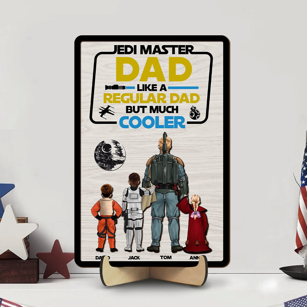 Personalized Gifts For Dad Wood Sign Like A Regular Dad But Much Cooler 052ohtn070324hhhg - Wood Signs - GoDuckee