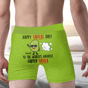 Personalized Gifts For Dad Boxers Happy Farters Day - Boxers & Briefs - GoDuckee