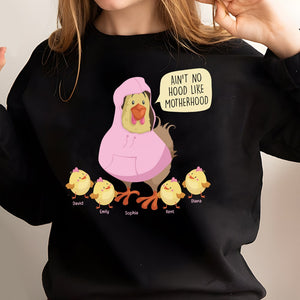 Personalized Gifts For Mom Shirt Ain't No Hood Like Motherhood - 2D Shirts - GoDuckee