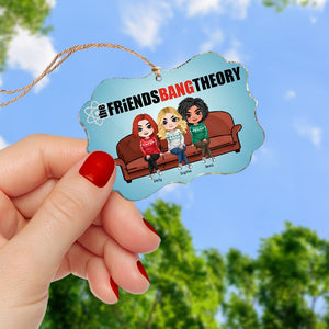 Theory Friends-Personalized Medallion Acrylic Ornament- Gift For Friends-PW-MALGDK- 03ohqn231123hh - Ornament - GoDuckee