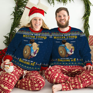 But You Holding Me! Personalized 3D Knitted Ugly Sweater-Couple Gift- Couple Sweater-02kaqn241123hh - AOP Products - GoDuckee