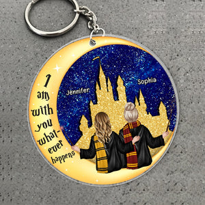 I Am With You What Ever Happens-Personalized Keychain-02htqn280723 - Keychains - GoDuckee