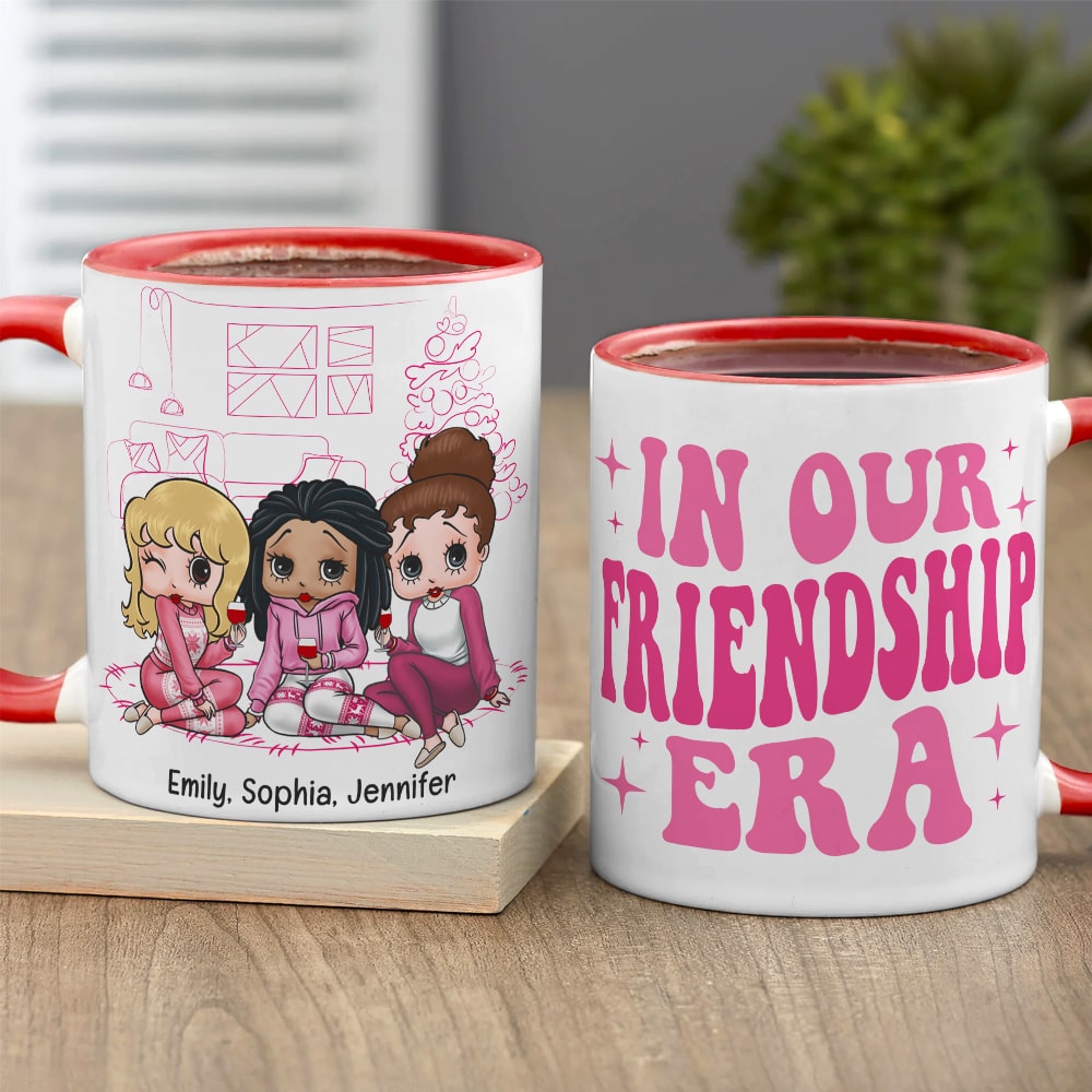 Personalized Mug - Besties Mug - In Our Bestie Era - Trendy 2023