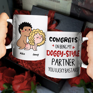 Congrats On Being My Partner-Personalized Coffee Mug DR-WHM-01nahn210623hh - Coffee Mug - GoDuckee