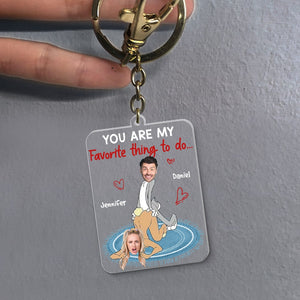 Custom Photo Gifts For Couple Keychain You Are My Favorite 041ohqn290124 - Keychains - GoDuckee