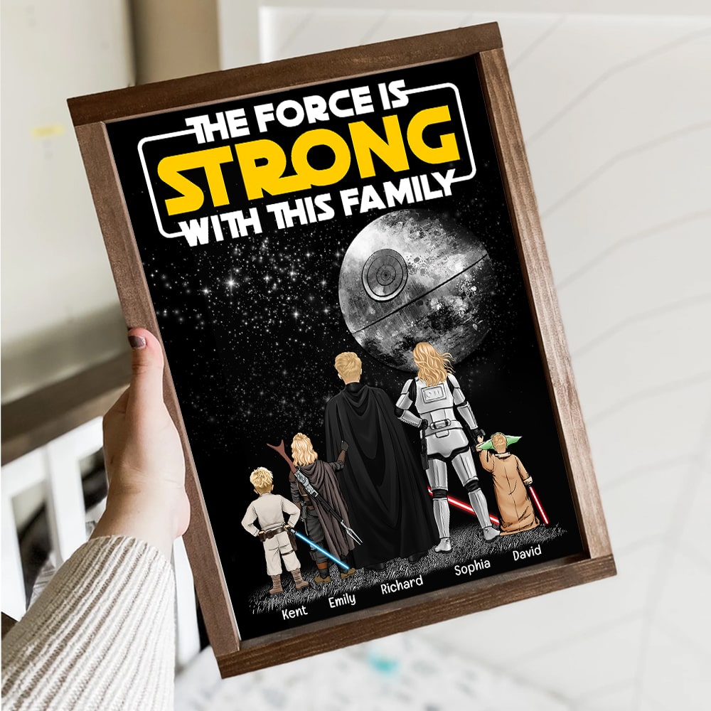 Personalized Gifts For Family Canvas Print Strong With This Family 01qhqn200124dahhhg - Canvas Print - GoDuckee