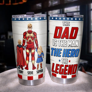 Father, Best Dad Ever, Personalized Tumbler, Gifts For Dad, 04DNPO090523TM - Tumbler Cup - GoDuckee